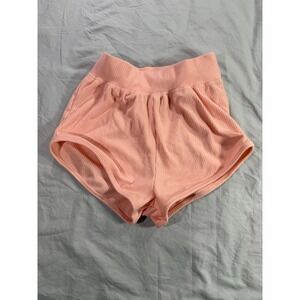 Tiger Friday Child XL Baby Pink Ribbed Dolphin Shorts Athleisure Kids